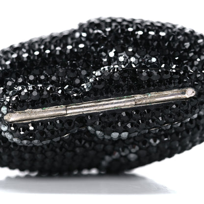 Judith Leiber Swarovski Crystal Minaudiere Rabbit Pill Box Black 7 of 12