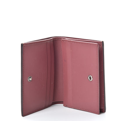 Gucci GG Supreme Monogram Blooms Card Case Beige Multicolor Dry Rose 5 of 10