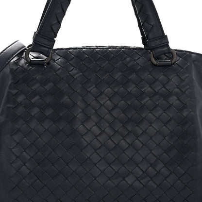 Bottega Veneta Nappa Intrecciato Shoulder Bag Dark Navy 8 of 13