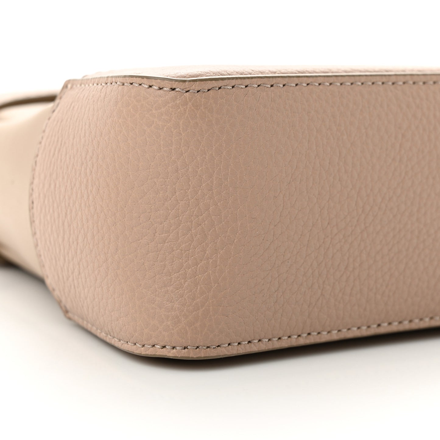 Calfskin Cut Out Crossbody Beige