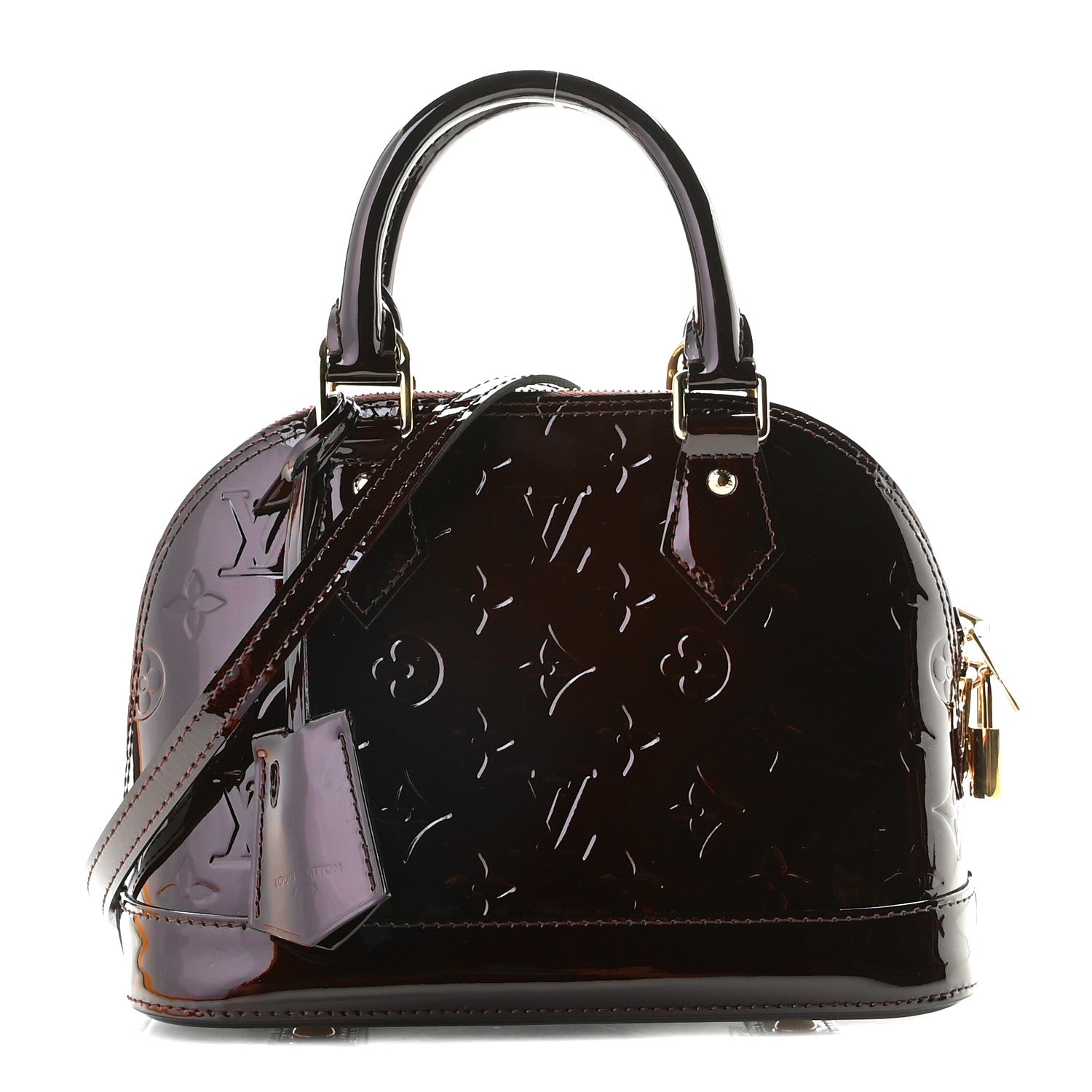 Louis Vuitton Vernis Alma BB Amarante 1 of 9