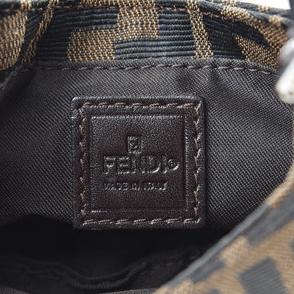 Fendi Zucca Mini Half Moon Baguette Tobacco 6 of 8