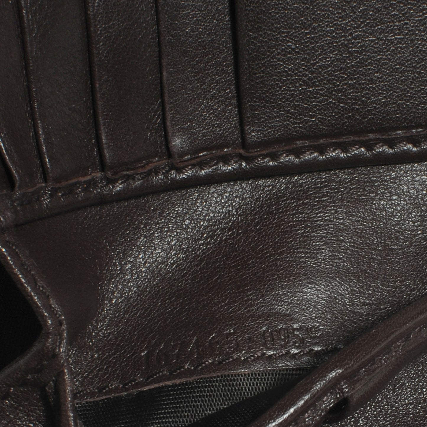 Guccissima Princy French Flap Wallet Chocolate Brown