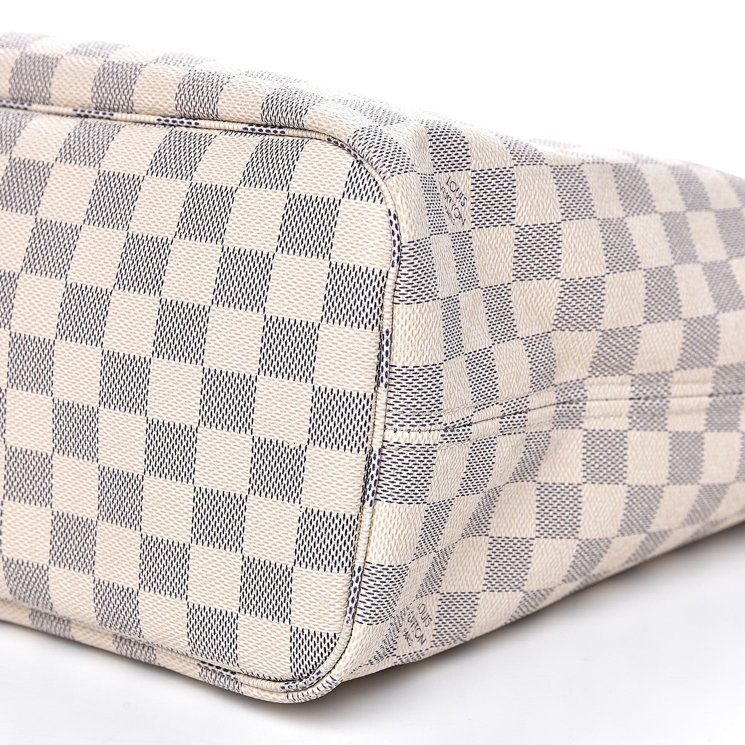 Louis Vuitton Damier Azur Neo Neverfull MM Rose Ballerine 8 of 16