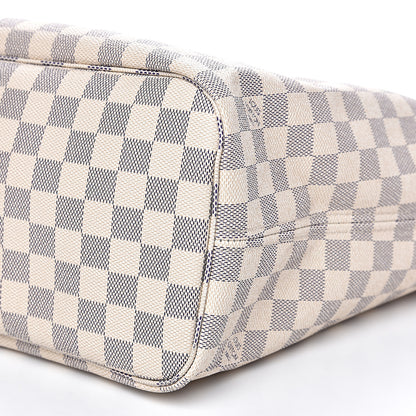 Louis Vuitton Damier Azur Neo Neverfull MM Rose Ballerine 8 of 16