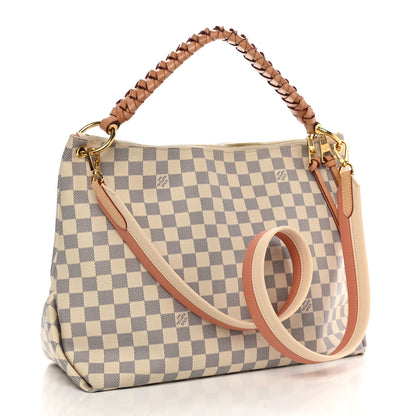 Louis Vuitton Damier Azur Beaubourg Hobo MM 3 of 12