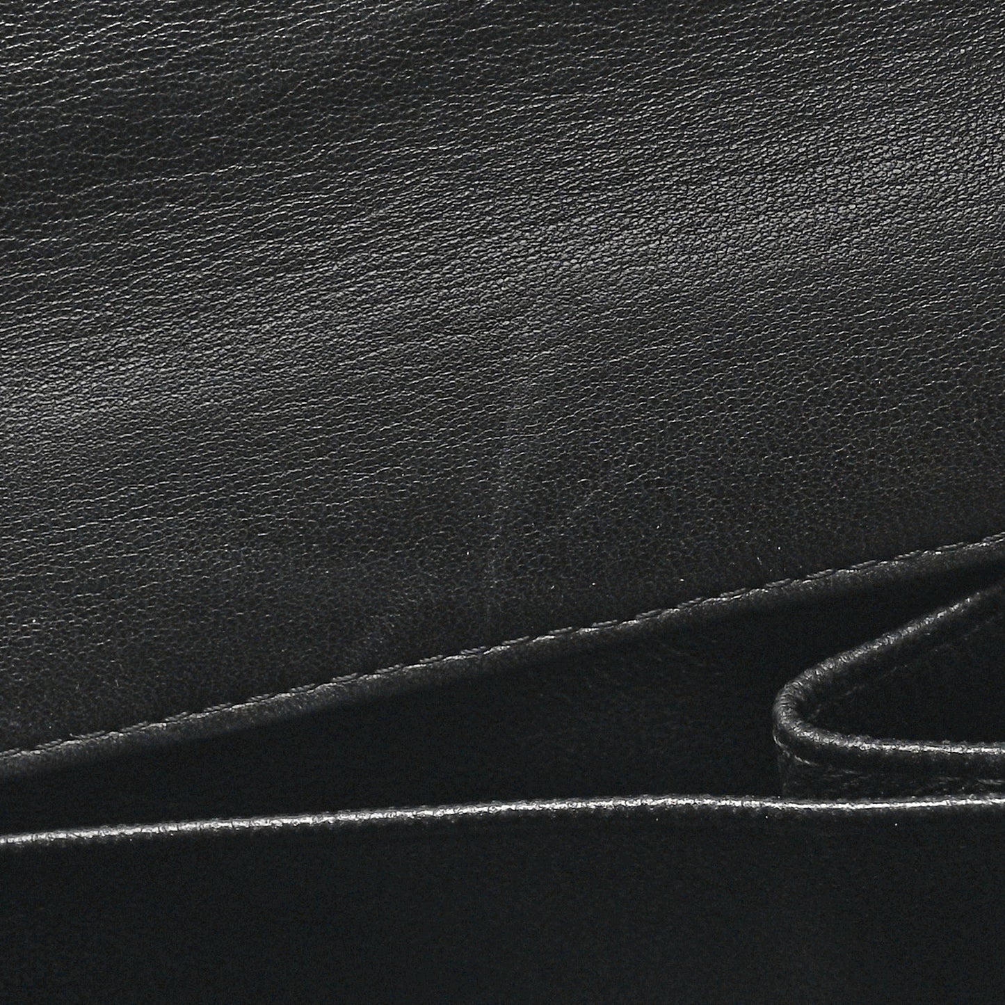 Lambskin Quilted East West Flap Black