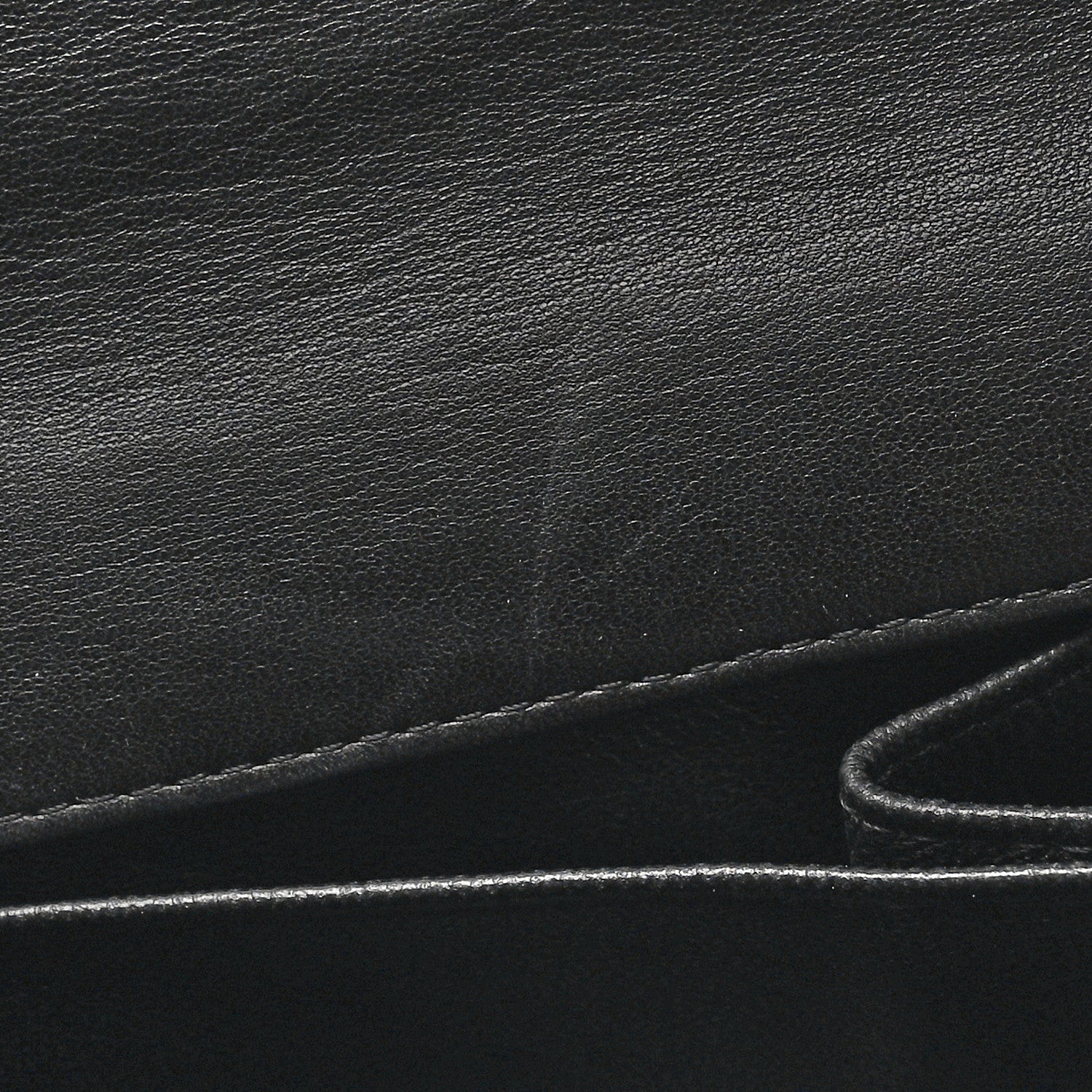 Chanel Lambskin Quilted East West Flap Black 11 of 13