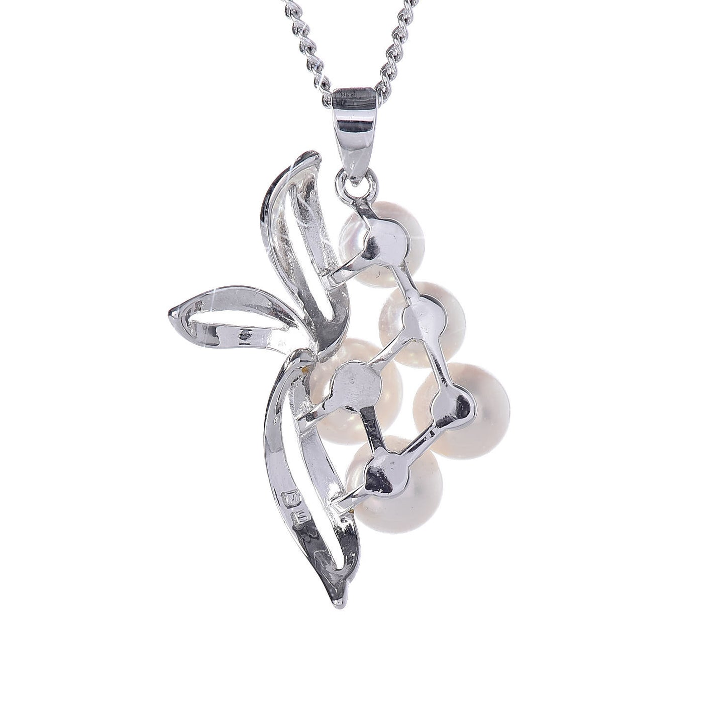 Sterling Silver Akoya Pearl 4.5-6.5mm Pendant Necklace