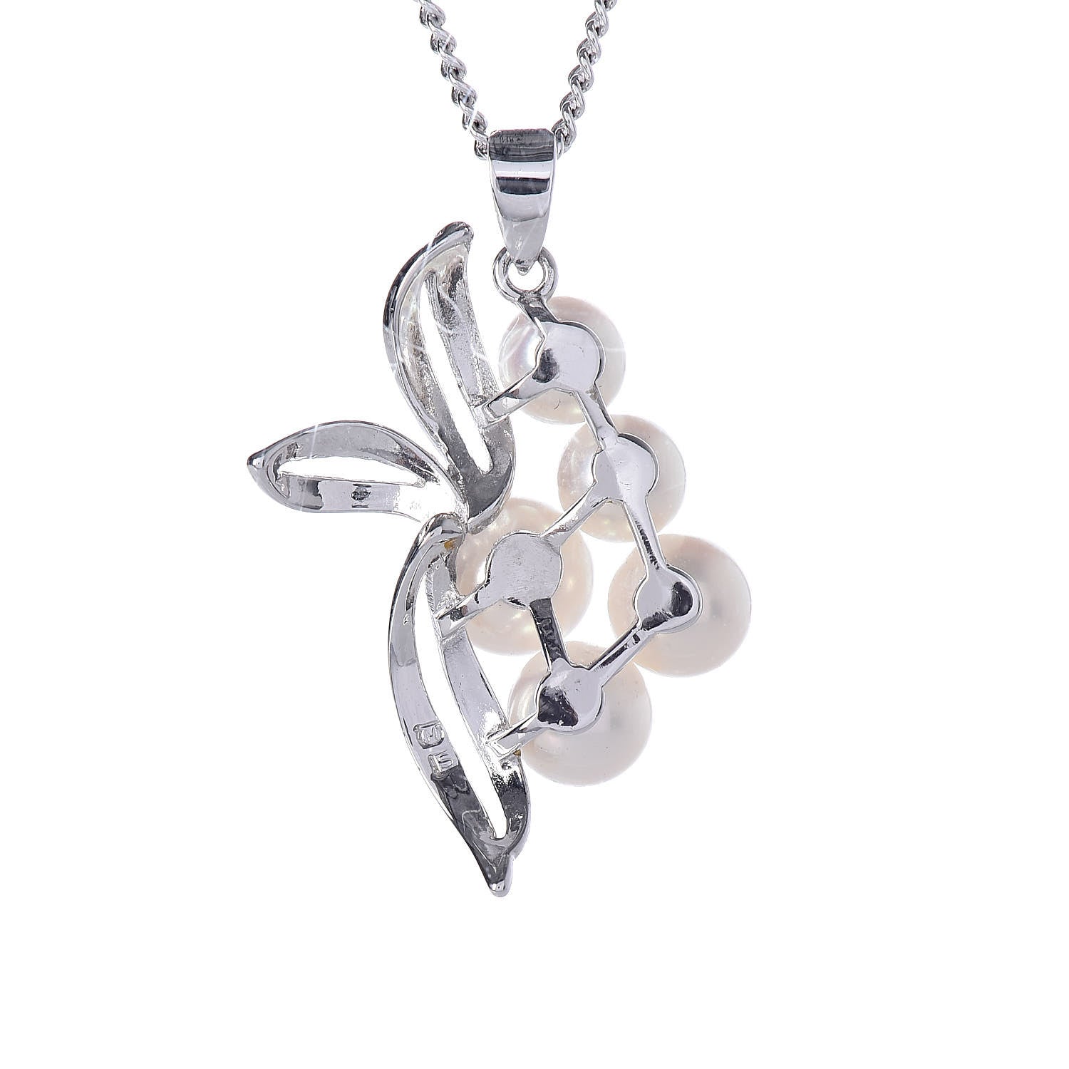 Mikimoto Sterling Silver Akoya Pearl 4.5-6.5mm Pendant Necklace 6 of 7