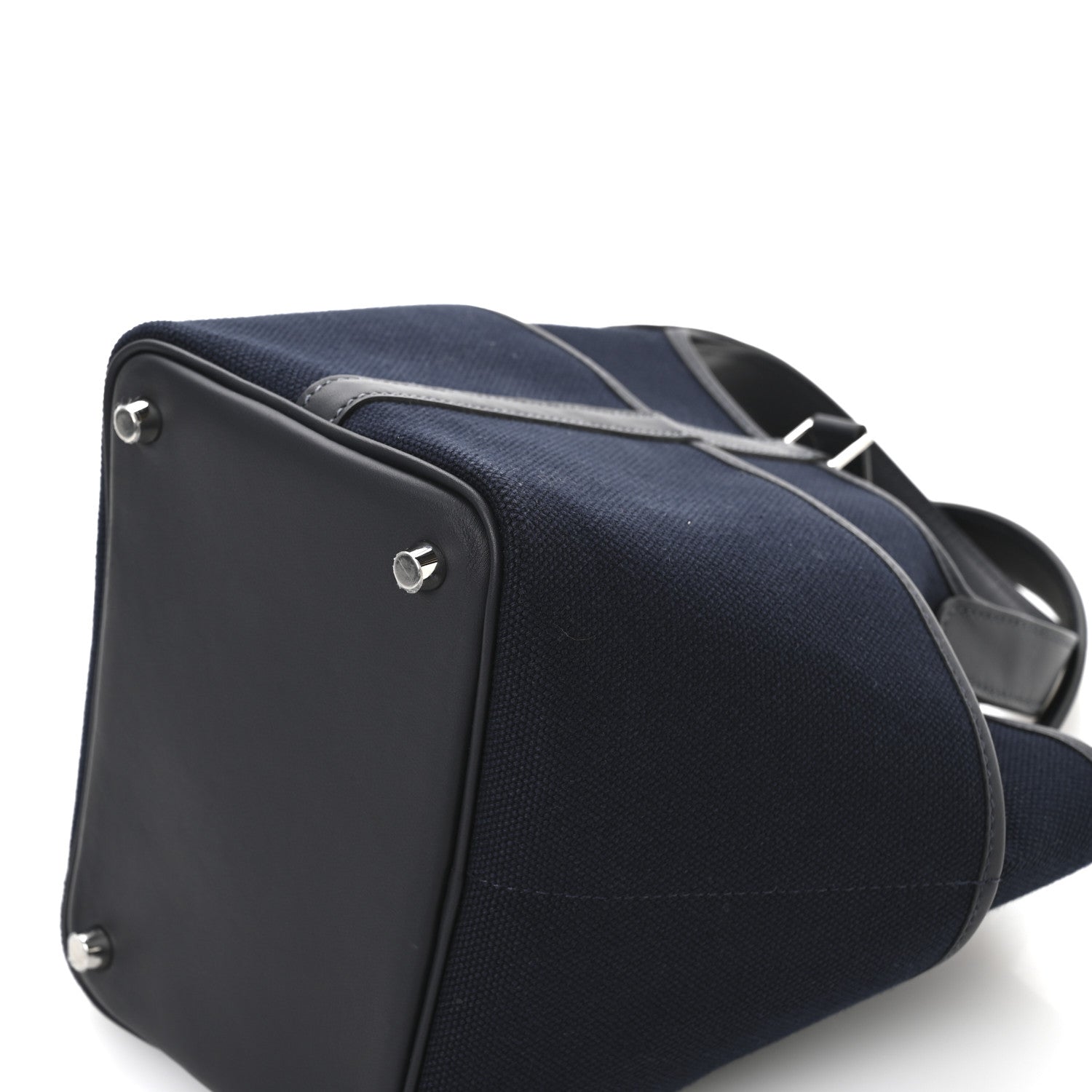 Hermes Toile Goeland Swift Cargo Picotin Lock 18 Bleu Marine 12 of 13