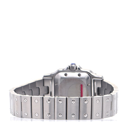 Cartier Stainless Steel 24mm Santos de Cartier Galbee Automatic Watch Pink 3 of 5