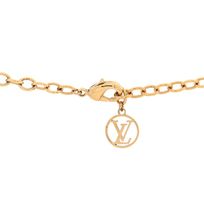 Louis Vuitton Logomania Sautoir Necklace Silver Gold 3 of 3