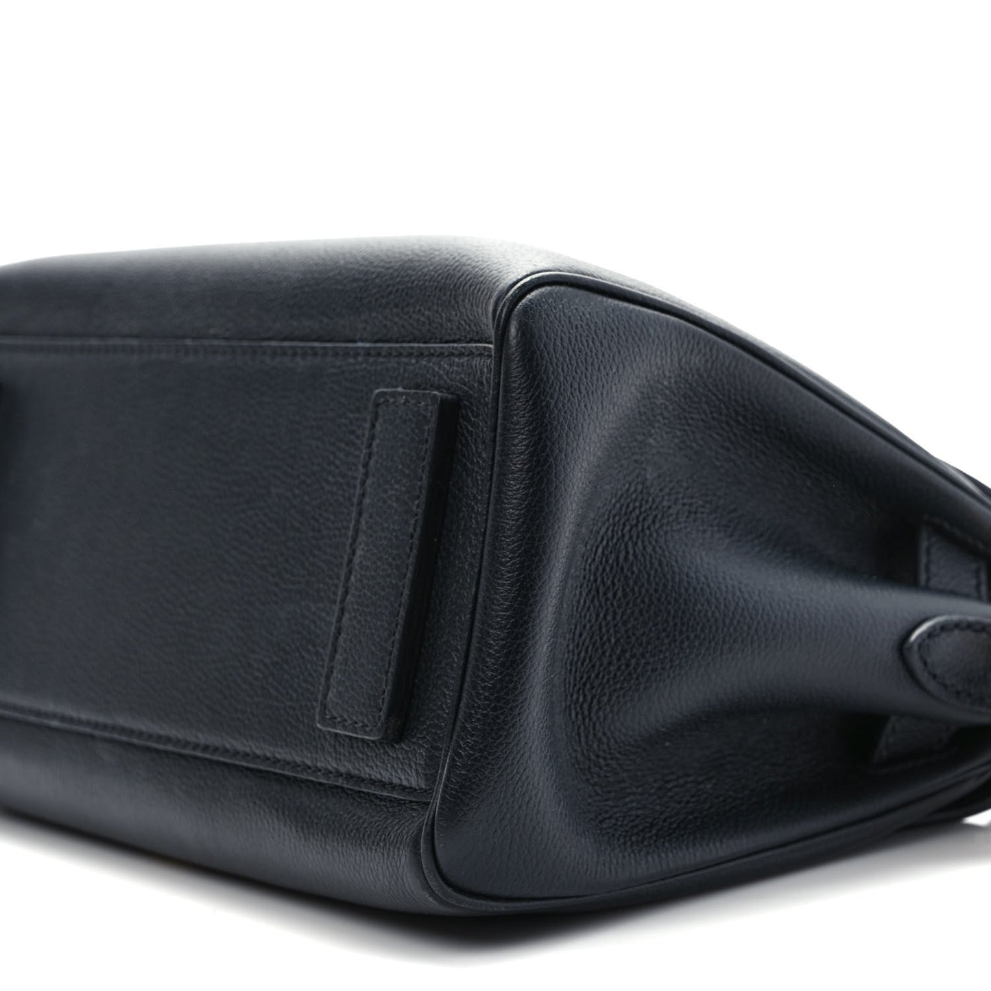Grained Calfskin La Medusa Top Handle Bag Black