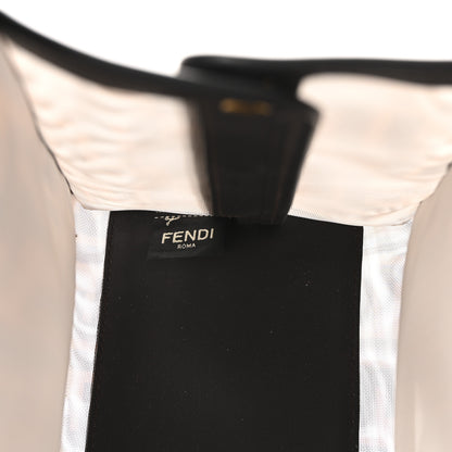 Fendi Mesh Vitello Century FF 1974 Medium Peekaboo Defender Cover Marrone Black Ebano 6 of 10