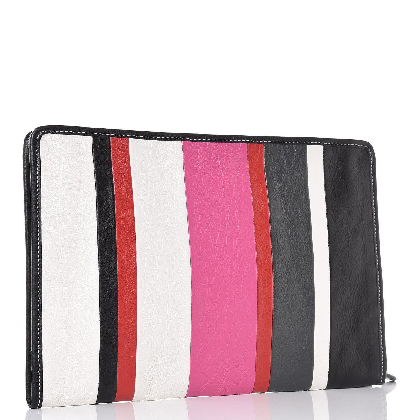 Agneau Arena Multicolore Bazar Pouch Rose Gris White Black Rouge