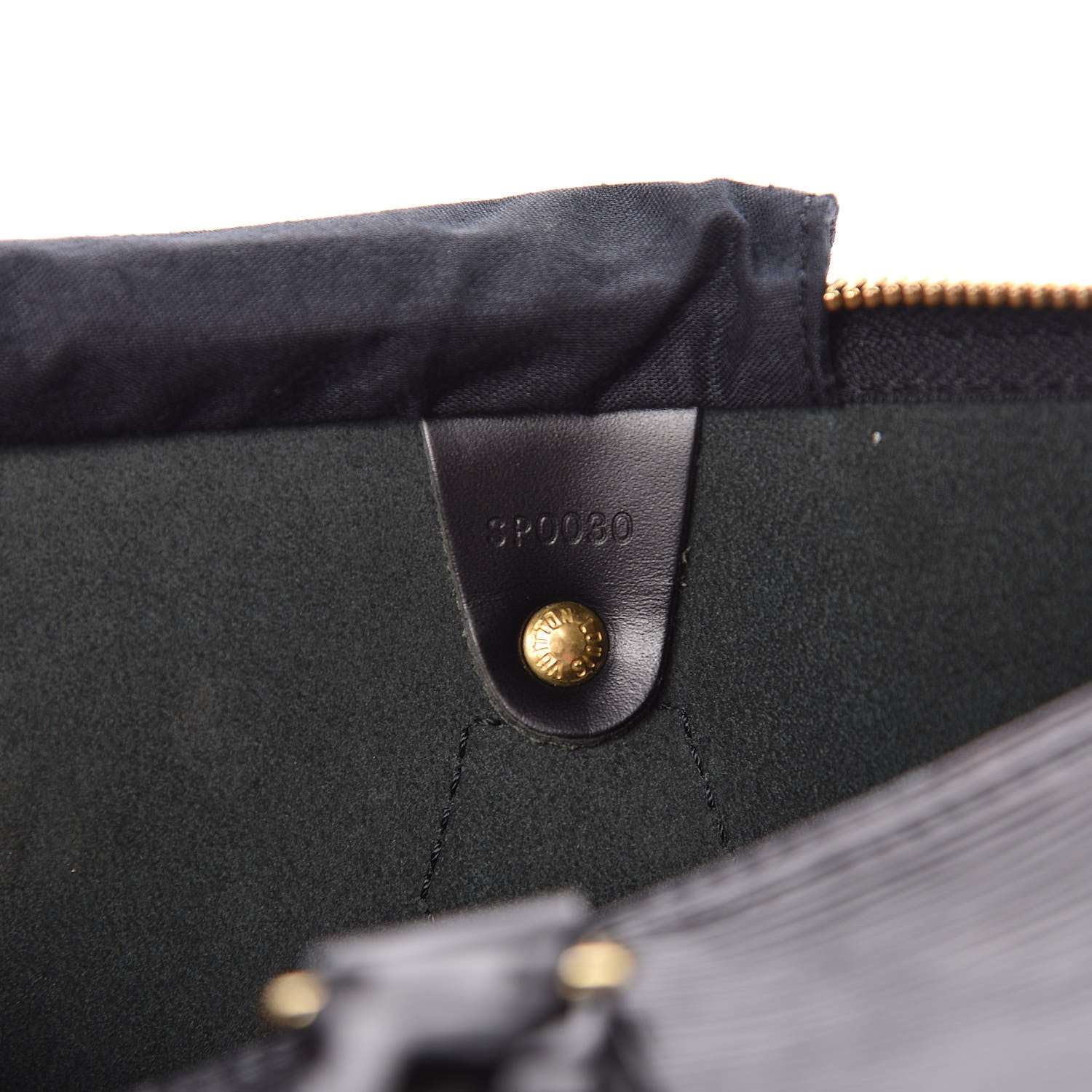 Louis Vuitton Epi Speedy 35 Black 12 of 15