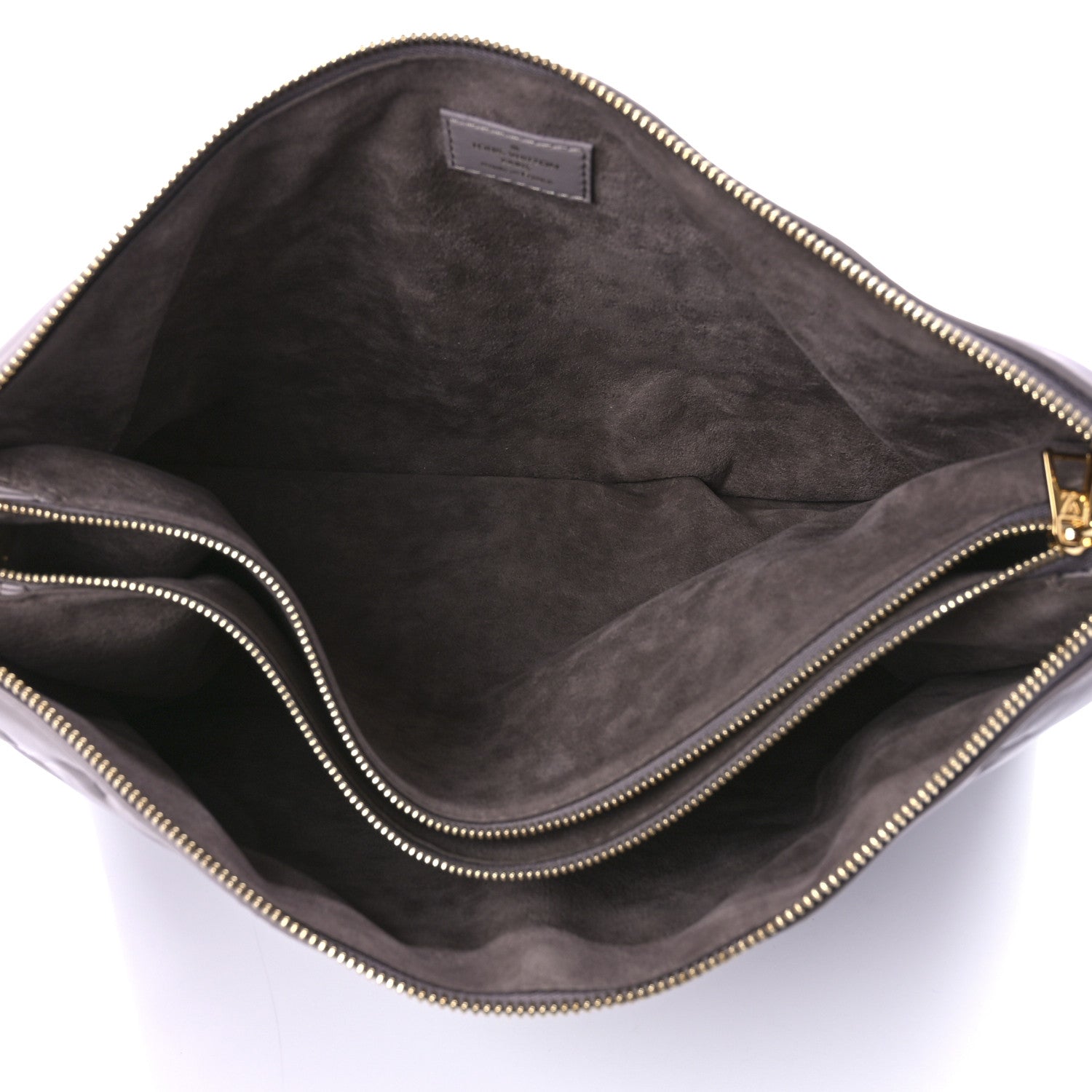 Louis Vuitton Lambskin Embossed Monogram Coussin MM Grey 4 of 7