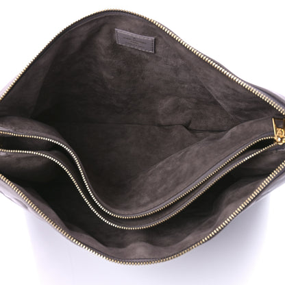 Louis Vuitton Lambskin Embossed Monogram Coussin MM Grey 4 of 7