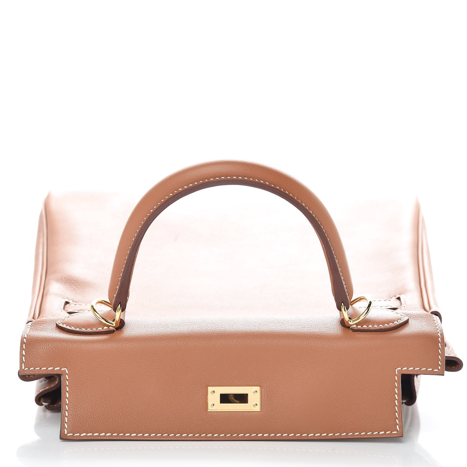 Hermes Swift Kelly Retourne 25 Gold 17 of 37
