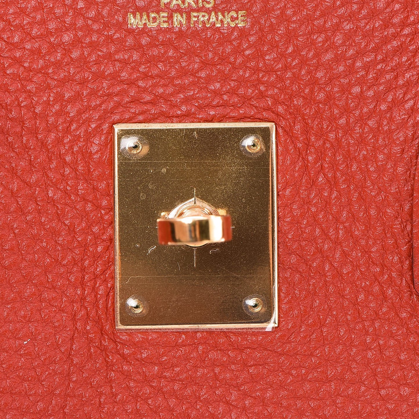 Togo Birkin 35 Rouge Casaque