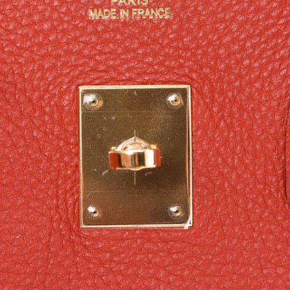 Hermes Togo Birkin 35 Rouge Casaque 25 of 29