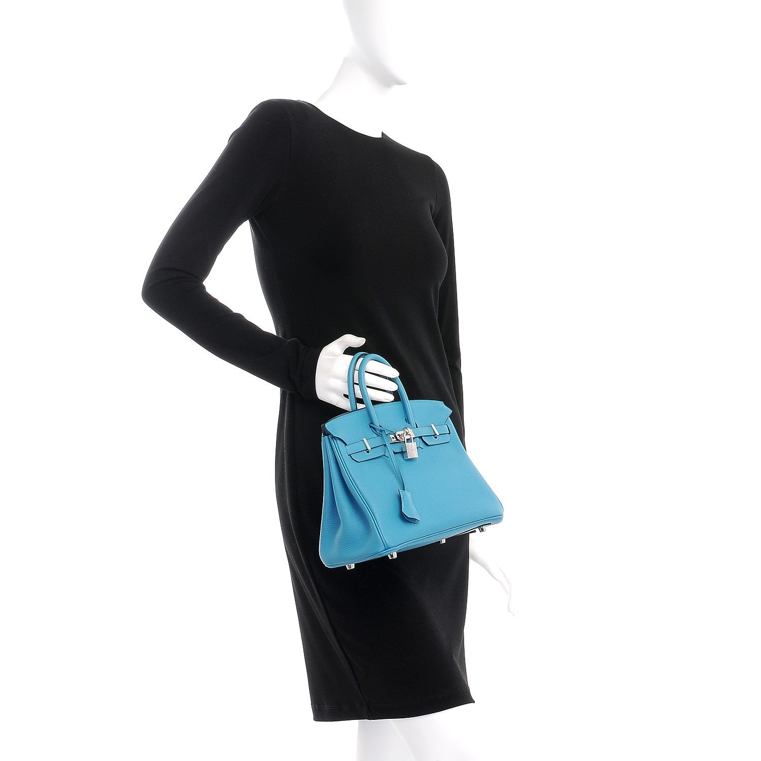 Hermes Togo Birkin 25 Turquoise 2 of 31