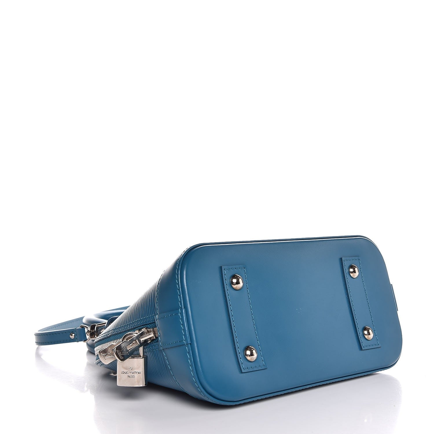 Louis Vuitton Epi Alma BB Cyan 4 of 7