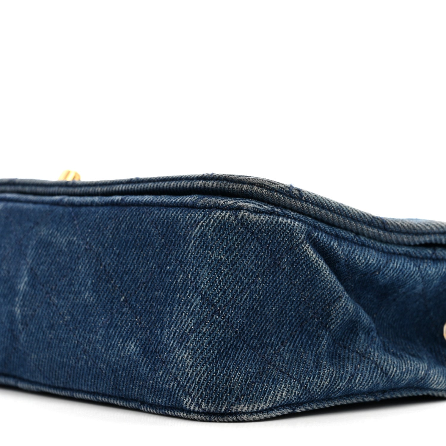 Chanel Denim Quilted Small Flap  Blue 10 of 16