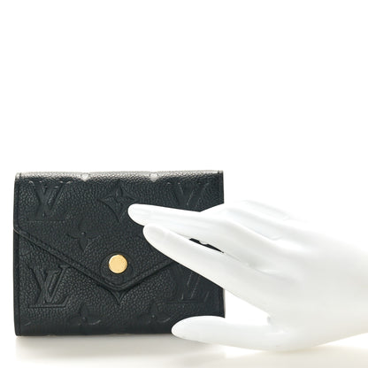 Louis Vuitton Empreinte Victorine Wallet Black 2 of 7