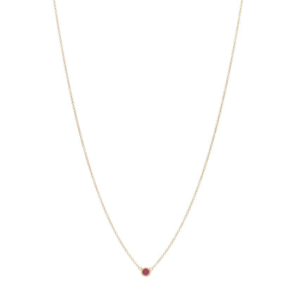 Tiffany 18K Yellow Gold Ruby Elsa Peretti Color By The Yard Pendant Necklace 1 of 5