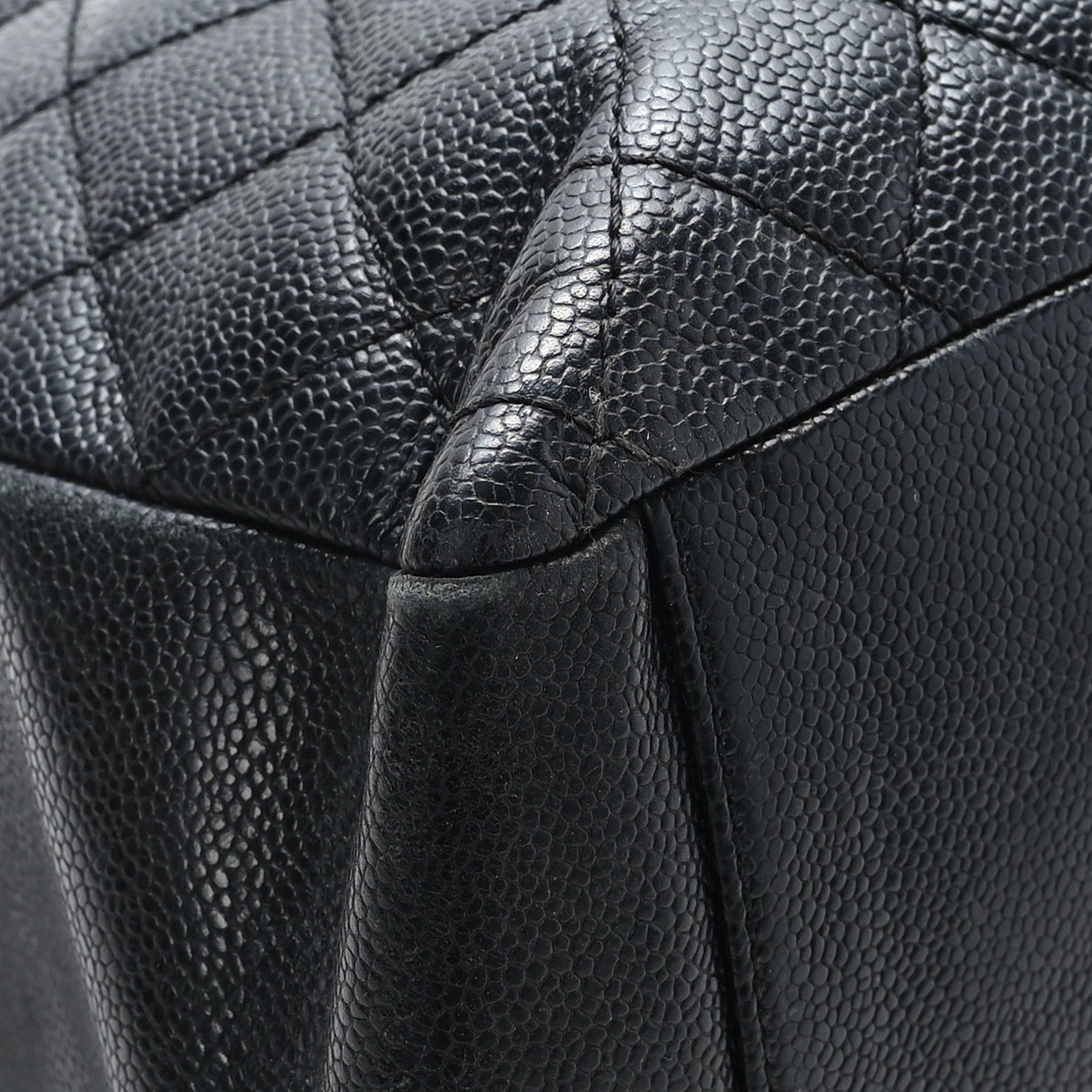 Chanel Caviar Quilted Grand Shopping Tote GST Black 8 of 11