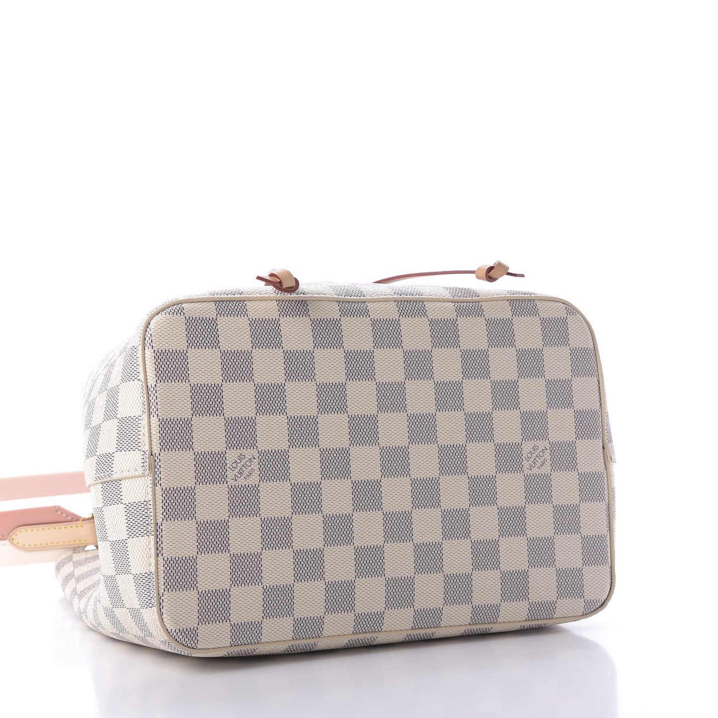 Damier Azur Braided Neonoe MM Peach Cream