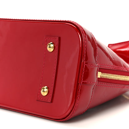Louis Vuitton Vernis Alma BB Pomme D'Amour 10 of 10