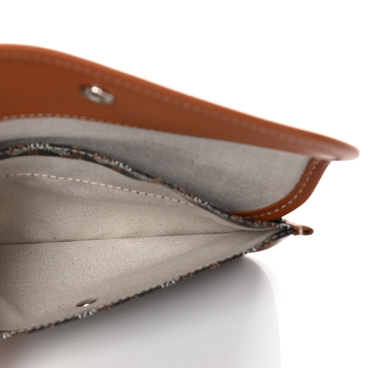 Goyardine Pouch Black Gold