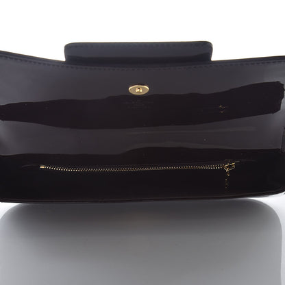 Louis Vuitton Patent Sobe Clutch Amarante 5 of 7