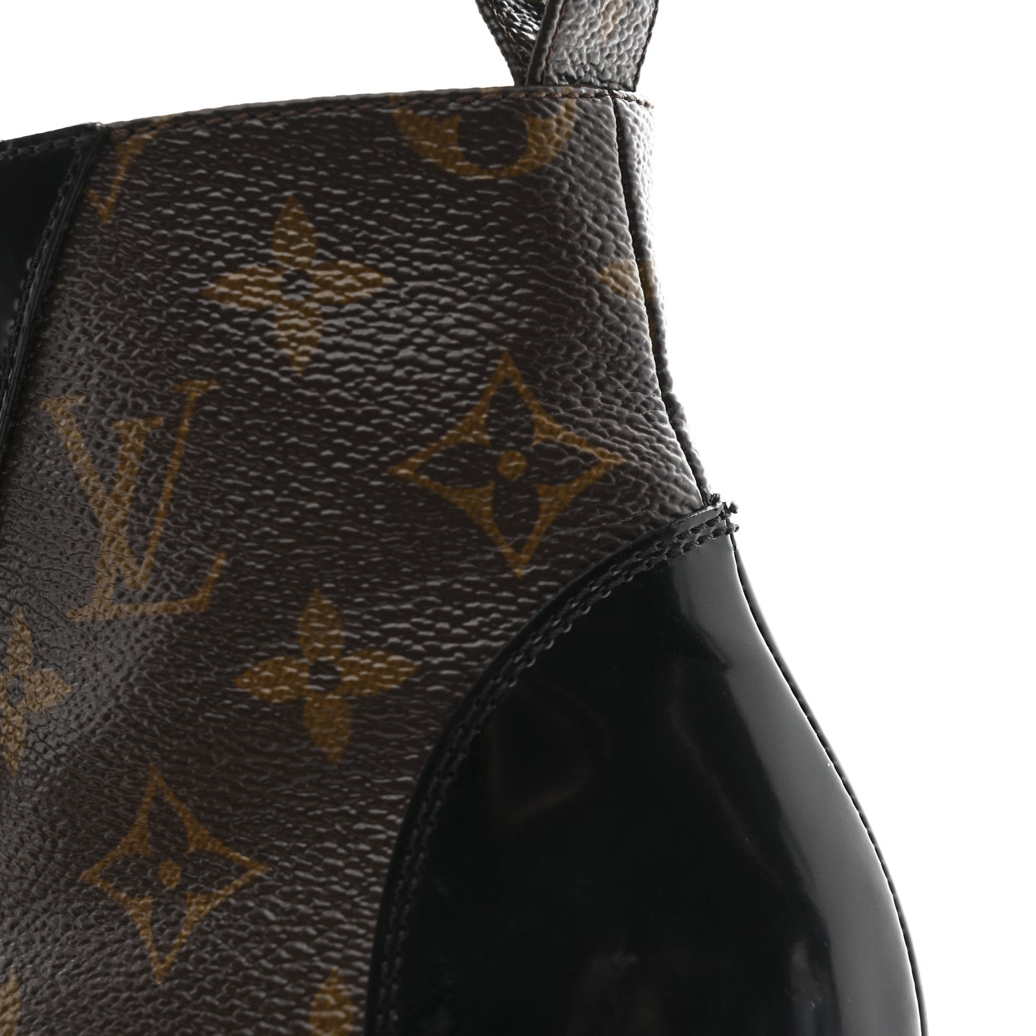 Louis Vuitton Patent Calfskin Monogram Star Trail Ankle Boots 37.5