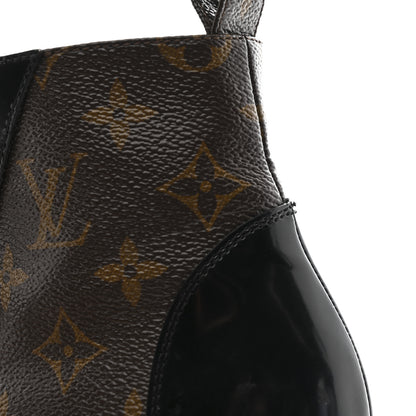 Louis Vuitton Patent Calfskin Monogram Star Trail Ankle Boots 37.5 Black 10 of 10