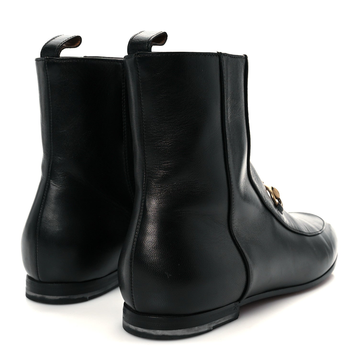 Gucci Malaga Kid Womens Jordaan Ankle Boots 36 Black 5 of 10