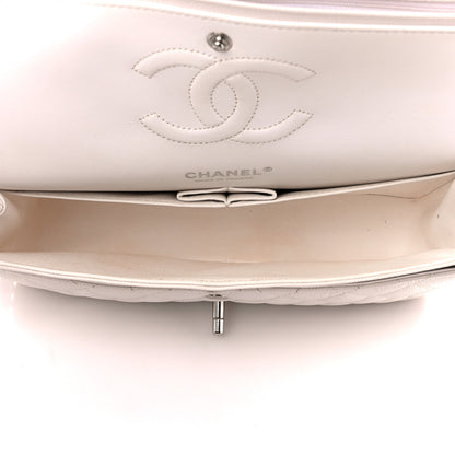 Chanel Caviar Quilted Medium Double Flap White 5 of 12
