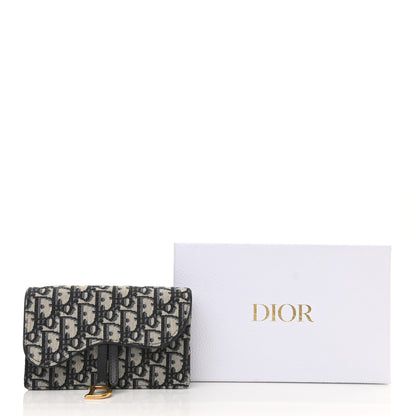 Christian Dior Oblique Saddle Belt Bag Blue 11 of 11