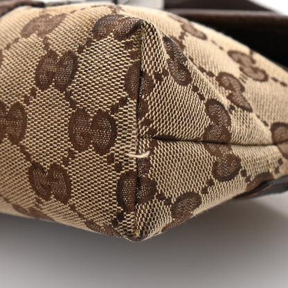 Gucci Monogram Waist Pouch Bag Dark Brown 15 of 16