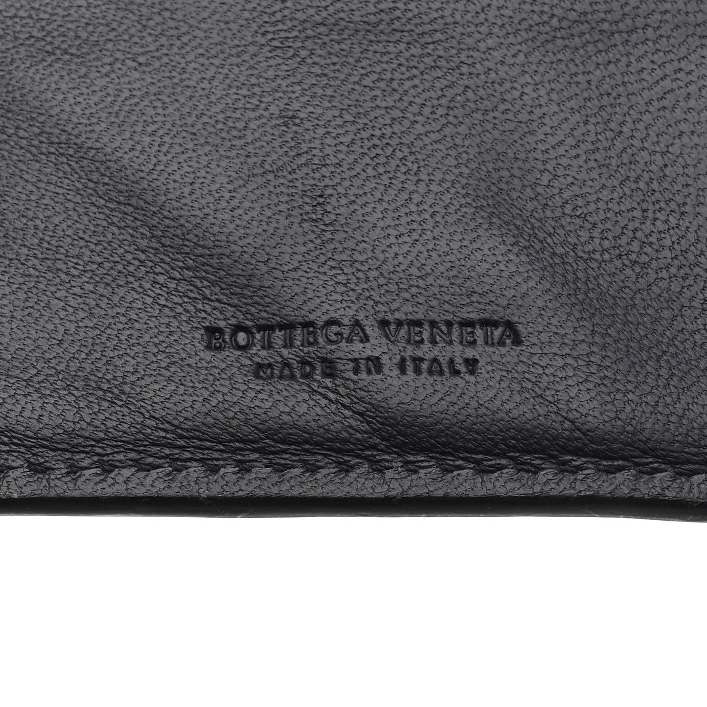 Nappa Intrecciato Continental Snap Wallet Grey