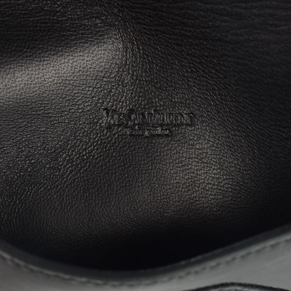 Saint Laurent Patent Y-Mail Coin Purse Black 5 of 7