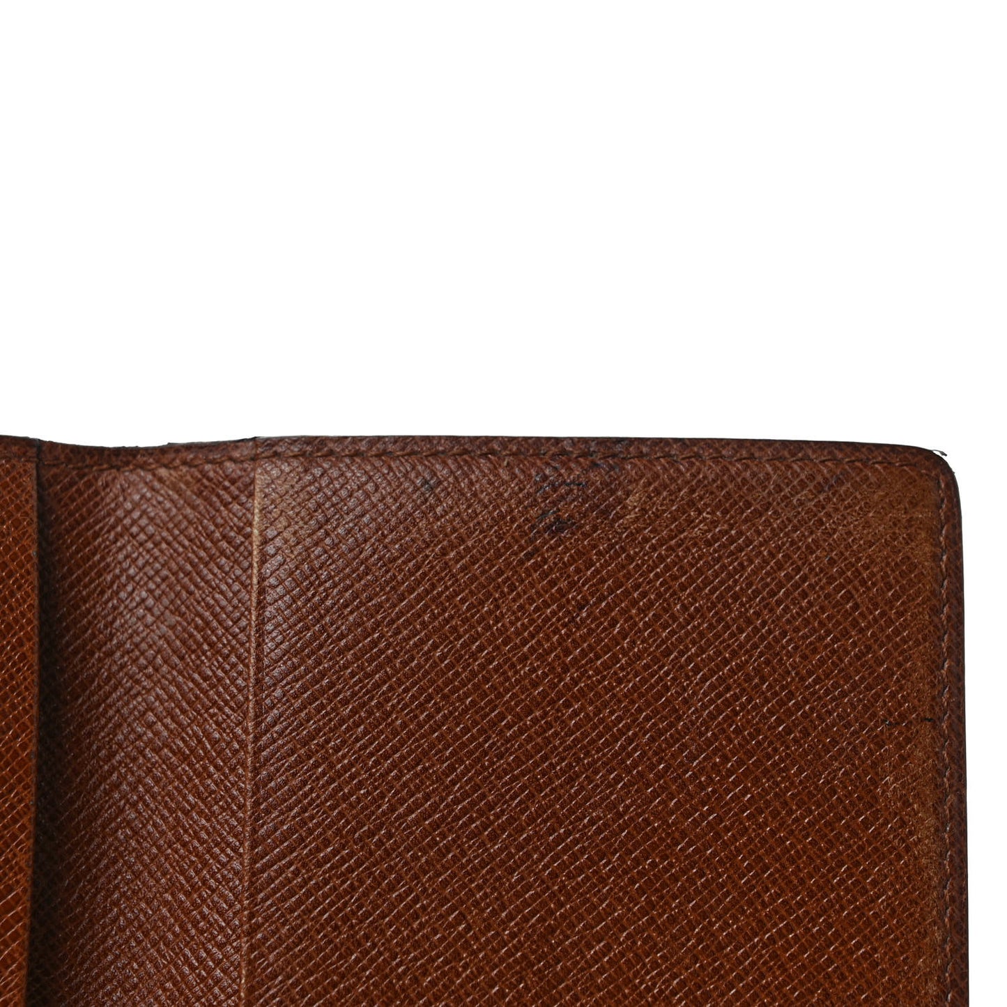 Monogram Simple Checkbook Holder Wallet Cover