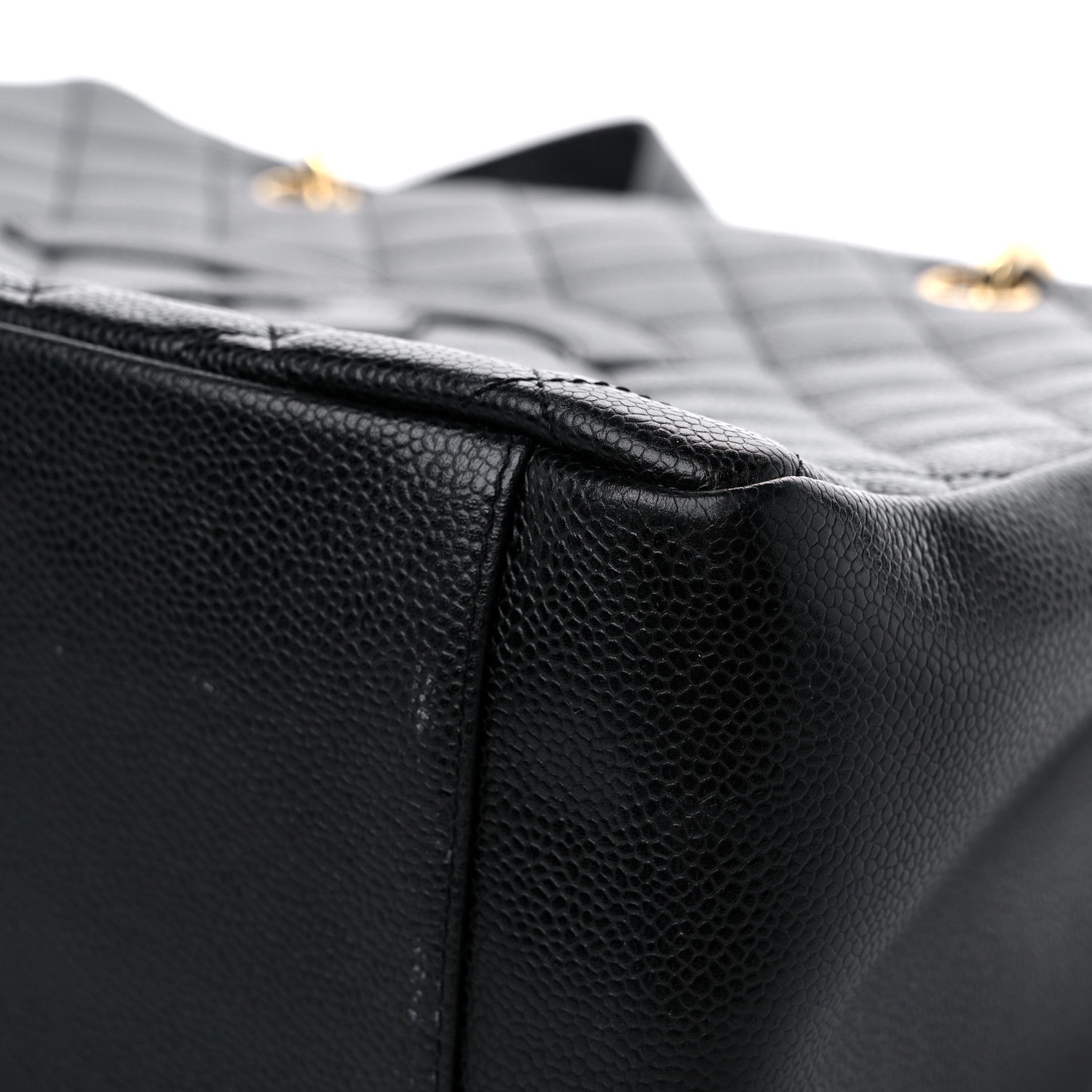 Chanel Caviar Quilted Grand Shopping Tote GST Black 9 of 14