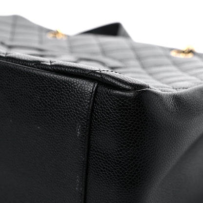 Chanel Caviar Quilted Grand Shopping Tote GST Black 9 of 14