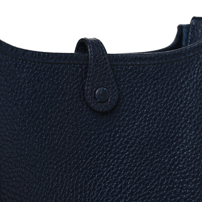 Hermes Taurillon Clemence Evelyne TPM Bleu Nuit 11 of 12