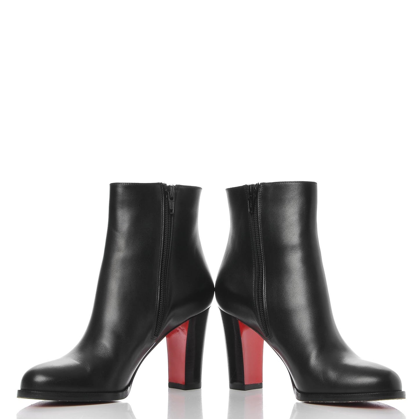 Calfskin Adox 85 Ankle Boots 36.5 Black