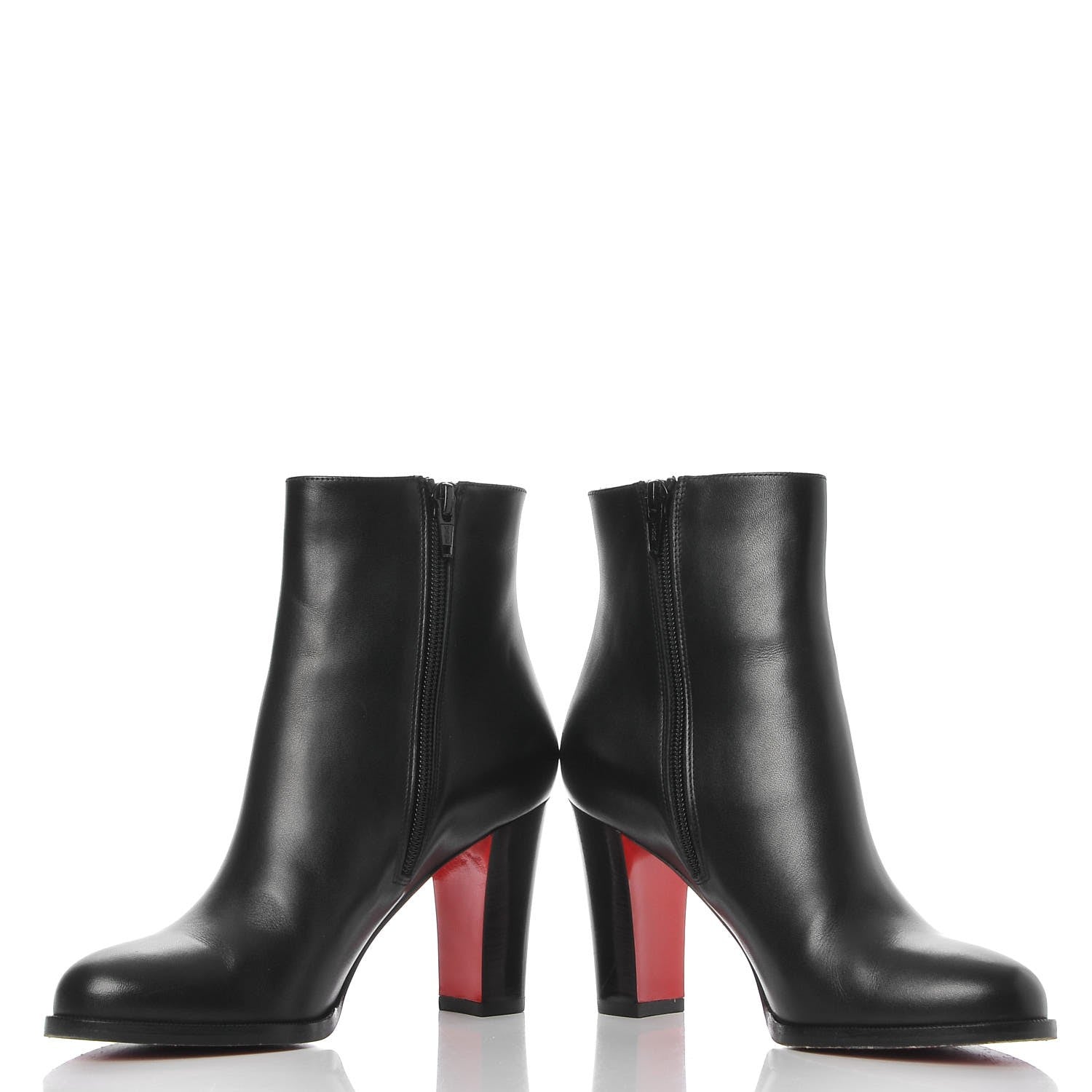 Christian Louboutin Calfskin Adox 85 Ankle Boots 36.5 Black 6 of 10